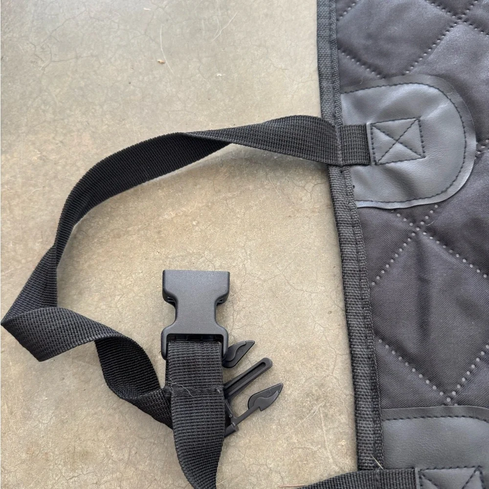 Quilted Black Car Seat Cover